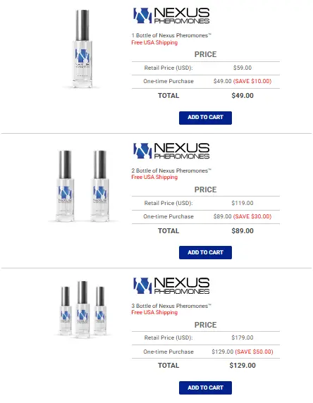 Nexus Pheromones - Special Offer